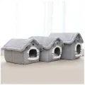 Indoor Warm Dog House Soft Pet Bed Tent House Dog Kennel Cat Bed with Removable Cushion Suitable for Small Medium Large Pets. 