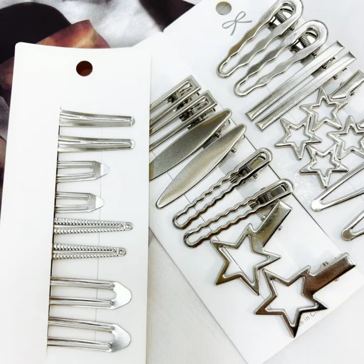 24Pcs/Set%20Y2K%20Silver%20Metal%20Hairpins%20for%20Women%20Girls%20Star%20Hair%20Clip%20Multiple%20Styles%20Seamless%20Duckbill%20Clip%20Girls%20Hair%20Accessoires%20-%20Image%205