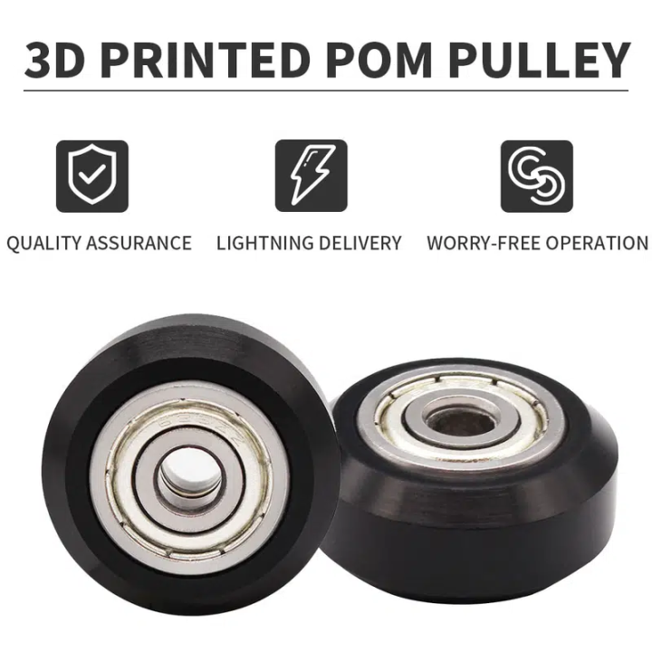 3D Printer Parts CNC POM Wheel With 625zz Bearing Idler V-Slot Aluminum Profile Perlin Pulley For CREALITY Anycubic Elegoo FDM