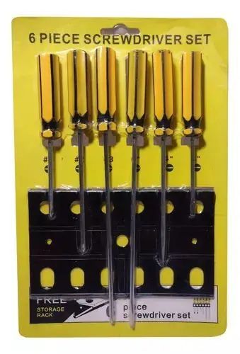 Screwdriver Set Steel Flat Screw driver Philip Screw Tools 6pcs