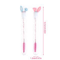 1Pc Reusable Makeup Brushes Tube Eyelash Brush Mascara Brush Rabbit Eyelash Brush Tube. 