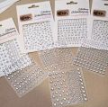Pearl Stickers, Self-Adhesive Synthetic Gemstone White Jewelry Decorations for Face, Body, Nails, Hair. 