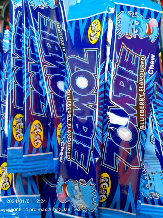 Original JoJo Zombie Blueberry Flavored Chew 1Box (20 Pieces)