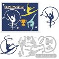 5.3x3inch Gymnastics Metal Cutting Dies, Ribbons, Trophies, Stars Embossing Stencil Template for DIY Crafts Scrapbook. 