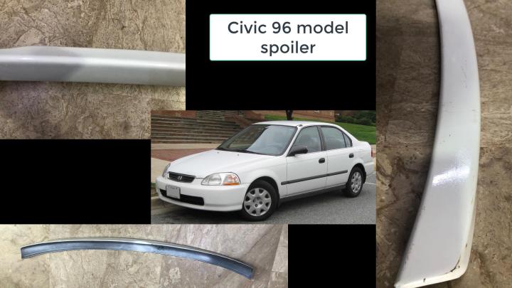 Honda civic 96 model  Trunk Lip Spoiler