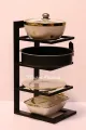 Kitchen Organizer Pots organizer kitchen utensils Organizer small pans organizer. 