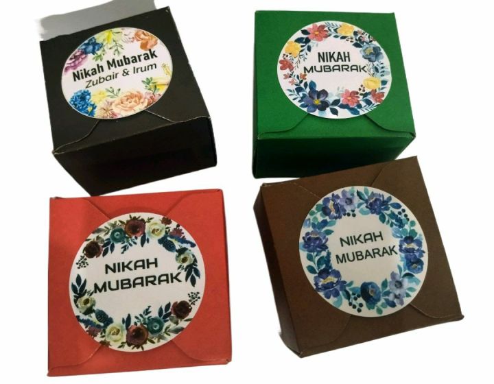 handmade customised Bid boxes pack of 50 (size 2.5 x 2.5 x 1.75 inches ...