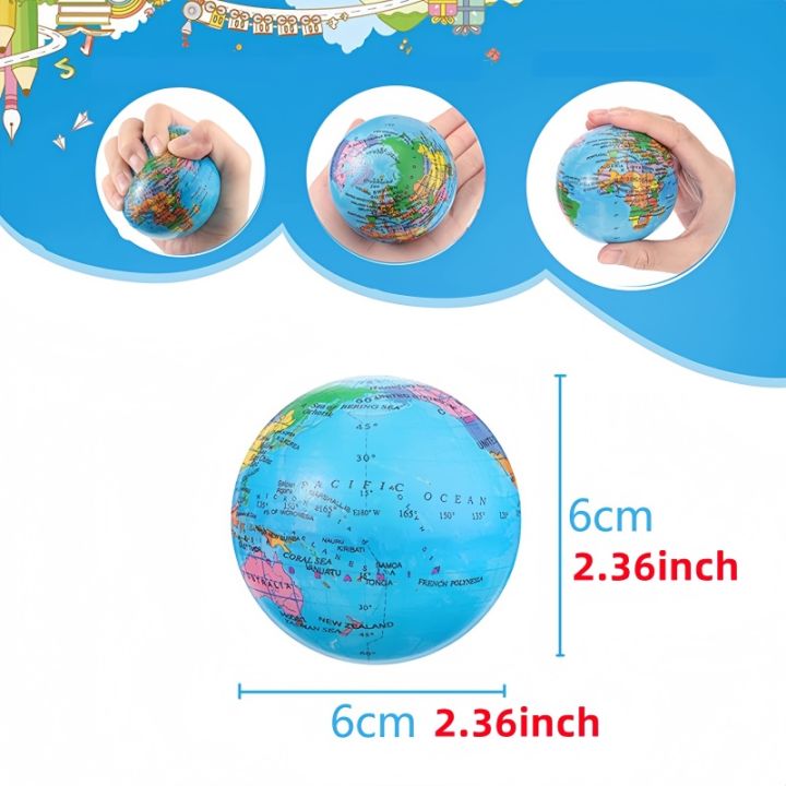 2Pcs%20Mini%20Earth%20Stress%20Balls%20Toy%20Finger%20Exercise%20PU%20Globe%20Squeezable%20Balls%20Educational%20Foam%20Sport%20Ball%20Decompression%20%20-%20Image%207