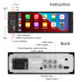 NaviFly OD8 6.86" 1280*480 1 Din MP5 Player Car Radio Wireless Carplay Android Auto Multimedia Player 1Din FM Auto Radio Stereo.