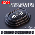 SEAMETAL 12Pcs Upgraded Car Door Gap Cushion Hood Bumper Shock Absorber Reduce Noise Door Protection Pad Universal for Sedan Suv. 