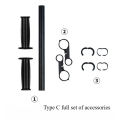 Bicycle Universal Adjustable  Seat Child Saddle Front Frame Safety Handlebar Quick Release  Parent-child Car Riding Accessories. 