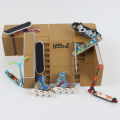 Finger scooter Tech Skateboards Mini Skate Park Ramp Sets Finger BMX Fingertip Bikes Fingerboard Extreme Sport Deck Novelty Toys. 