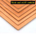 5mm Whole Sheet of Pure Hard Thickened Top Layer Cowhide Material, Handmade DIY Genuine Leather, Edge Material, Vegetable Tanned. 