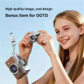 Mini Keychain Camera 1.47 Inch Flip Screen Digital CameraHD Pocket Camcorder CCD Kids Adults Birthdays Year.