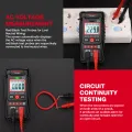 HABOTEST HT109L Digital Multimeter 4000 Counts 600V DC AC Voltage Measurement Voltmeter NCV Resistance Continuity Multitester. 