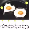 Fried Egg Mold, Pack of 4 Stainless Steel Egg Ring Egg Shaper Pancake Mold. 