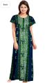 Lawn Nighty for women lawn Printed Mexi Gown Nighty Night Dress For Women's (Free Size). 