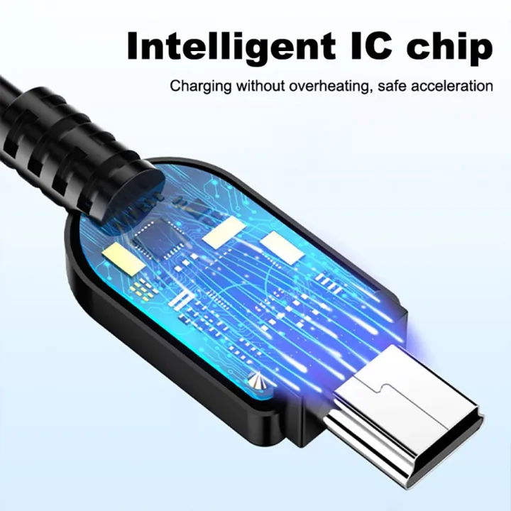 Fast%20Charging%20Mini%20USB%20Cable%205Pin%20Male%20to%20Mini%20B%20Data%20Sync%20Cord%20for%20MP3%20Player%20%20Nuvi%20%20Dash%20Cam%20Hard%20Drive%20Controller%20-%20Image%204