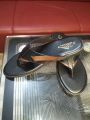 genuine leather slipper.