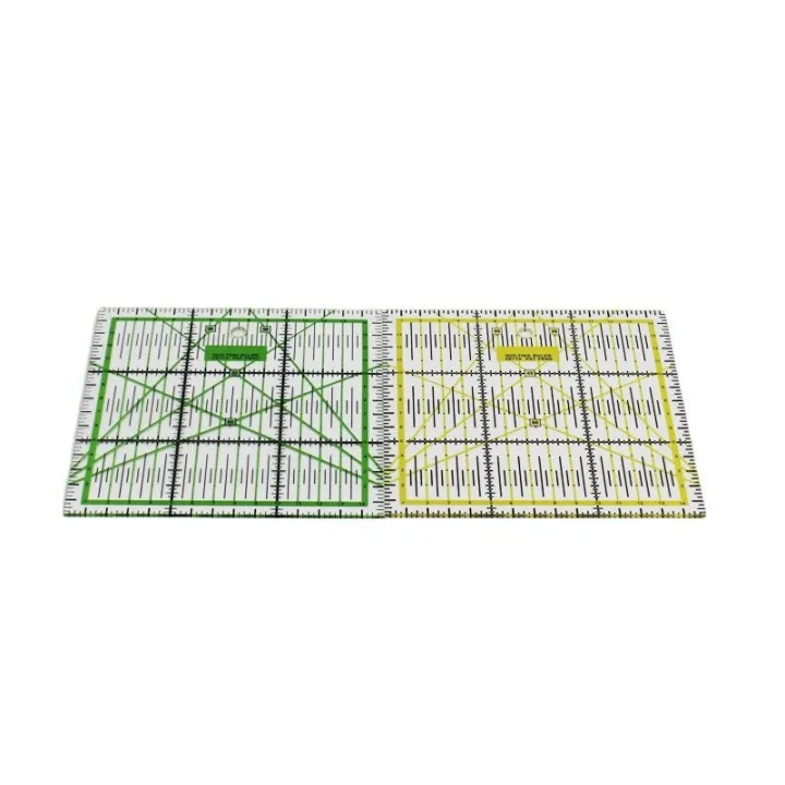 1pc%20Acrylic%20Quilting%20Ruler,%20Transparent%20Square%20Quilter%20Fabric%20Cutting%20Ruler%20Acrylic%20Ironing%20Ruler%20With%20Double%20Colored%20Grid%20Line%20-%20Image%202