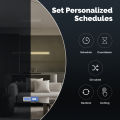 MOES Tuya Smart ZigBee Light Switch Touch Glass Panel Fireproof Neutral Wire Control Remote Works with Alexa  Home. 