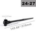 Ratchet Podger Spanner Wrench Quick Release Podger Bar Black Double Ended Socket Ratcheting Podger Scaffold Spud Wrench.
