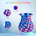 Silk PLA Filament 1.75mm Dual Color Blue Purple, 3D Printer Filament , 250g Spool(0.55lbs) Fits for Most FDM 3D Printers. 