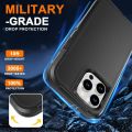 3IN1 PC+TPU Heavy Duty Rugged Armor Case for IPhone 16 15 14 11 Pro Max Plus 13/12 Mini XS/R 7/8 4/5G Back Clip OTT Cover Box.