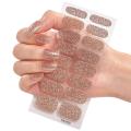 Nail Stickers Nail Stickers for Gel Polish Nail Polish Strips Nail Wraps Semi-Cured Gel Nail Strips Easy Apply and Remove. 