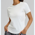 2026 Summer Hot New Women's Sports T-Shirt Outdoor Running Short Sleeve Blue Crewneck Back Mesh Breathable Quick-drying Base Top. 