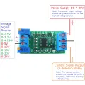 0-5V/0-10V to 4-20mA/0-20mA Voltage to Current Analog IO Module Transmitter V/I Linear Converter for PLC RS485 Sensor. 
