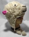 Sheep Design Ear Flap hand knitted Topi/Cap. 