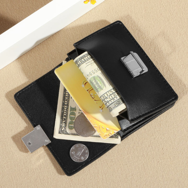 PU%20Leather%20Wallets%20for%20Women%20Short%20Purses%20Female%20Plaid%20Purses%20Card%20Holder%20Wallet%20Fashion%20Woman%20Metal%20Buckle%20Wallet%20Clutch%20Bag%20-%20Image%204