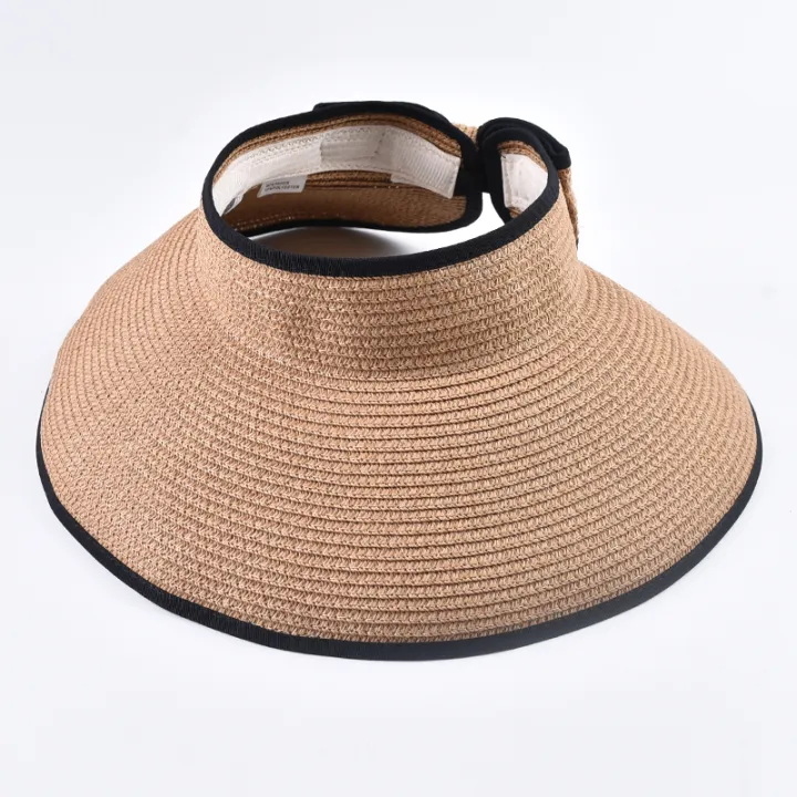 Summer%20Empty%20Top%20Straw%20Hat%20For%20Women%20Foldable%20Wide%20Large%20Brim%20Bowknot%20%20Sun%20Hat%20Travel%20Beach%20UV%20Protection%20Caps%20-%20Image%205