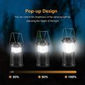 Portable Camping Lantern 2pcs– 3×AAA Battery Powered LED Tent Light for Outdoor Hiking Camping Emergency Home Use – Compact Fold. 