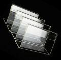 x10 pcs mini acrylic sign display holder price name card tag label stand. 