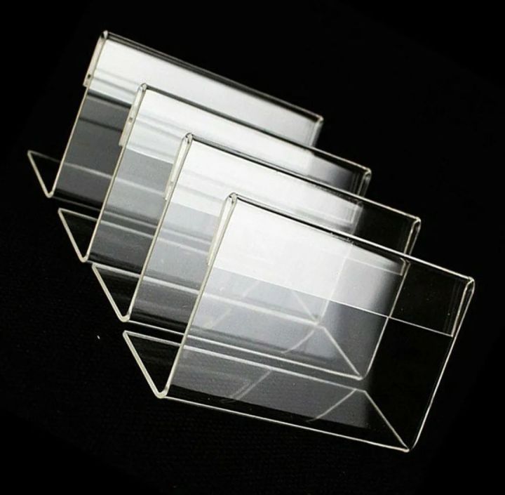 x10 pcs mini acrylic sign display holder price name card tag label stand