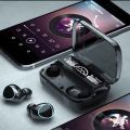 M10 TWS earbuds Wireless Bluetooth earbuds with 500mAh charging Box Stereo Sports waterproof. 