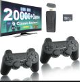 M8 Game Stick Lite 4K Console with 64GB MicroSD, Dual Classic Game Controllers, Plug & Play 2.4G Wireless Controller, Retro Gaming Machine for Kids. 