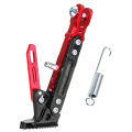 Kick Stand Parking Bracket Adjustable Kickstand Motorcycle Accessories Foot Side Stand for Electric Motorbike Motorcycle CNC. 
