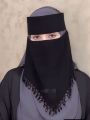 Karchupi Niqab Cherry Fabric - New Design for Women.