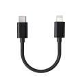Iphone Type-C to Lightning Short Length Fast Charging Cable for PowerBank. 