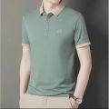 Becoolman-stylish and beautiful short sleeve polo shirt with stripe tip business casual breathable comfortable fabric. 