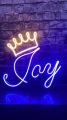Customized NEON Sign Board - Name Plate - 4 Letters Alphabets. 