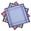 6-Pack Men's Pure Cotton Handkerchiefs, All-Cotton Yarn-Dyed Plaid Handkerchiefs, Women's Absorbent Sweat-Wiping Hand Towels, Wedding Supplies, Table Mats, Cup Mats, Premium s, Event s, Outdoor Sports. 