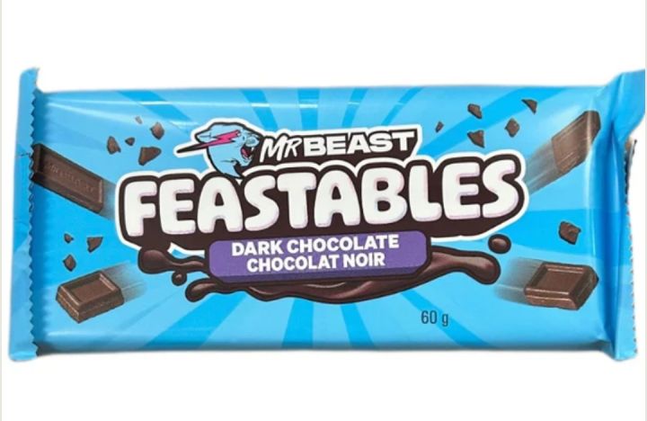 Mr. Beast Dark Chocolate 60g