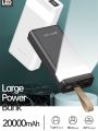 Sovo 20000mAh Power Bank Portable External Emergency Backup Battery Charger PowerBank. 