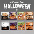 100pcs- New Halloween Cookies Bag 100Pcs Nougat Snowflake Crisp Fruit Bag Ghost Festival Party Gift Zipper Lock Bags Candy Packa. 