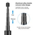 PULUZ 1.22m Retractable Invisible Selfie Stick with Tripod For Insta360 X5 X4 / X4 Air / X3 Panoramic Action Camera Accessories. 