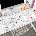 Cyberpunk Tech Circuit Board Extended Desk Pad Top Secret Large Gaming Tech Circuit Pattern Waterproof Smooth Surface Mouse Pad. 